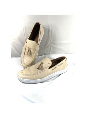 Brothers United Men's Slip on Tasse Shoe Beige Prince St